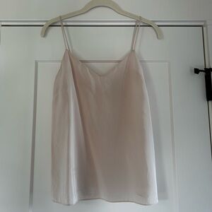 100% Silk Amanda Uprichard Soft Pink Tank